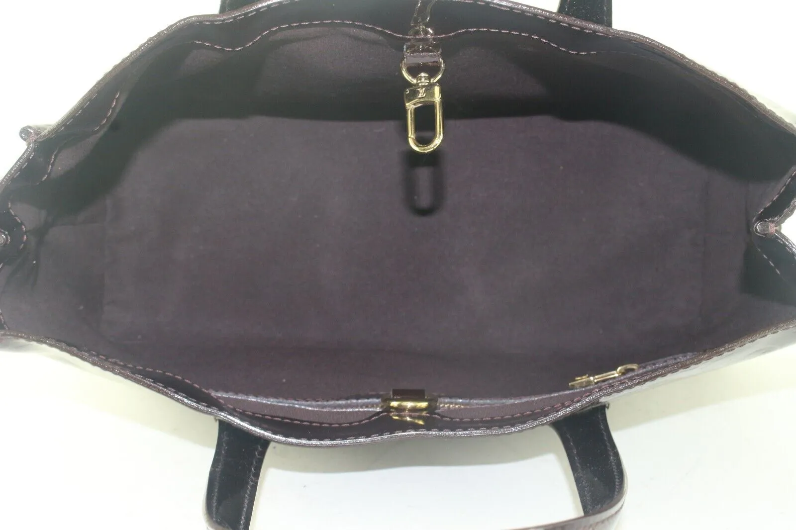 Louis Vuitton Wilshire Tote PM Amarante Leather Monogram 4LV119K