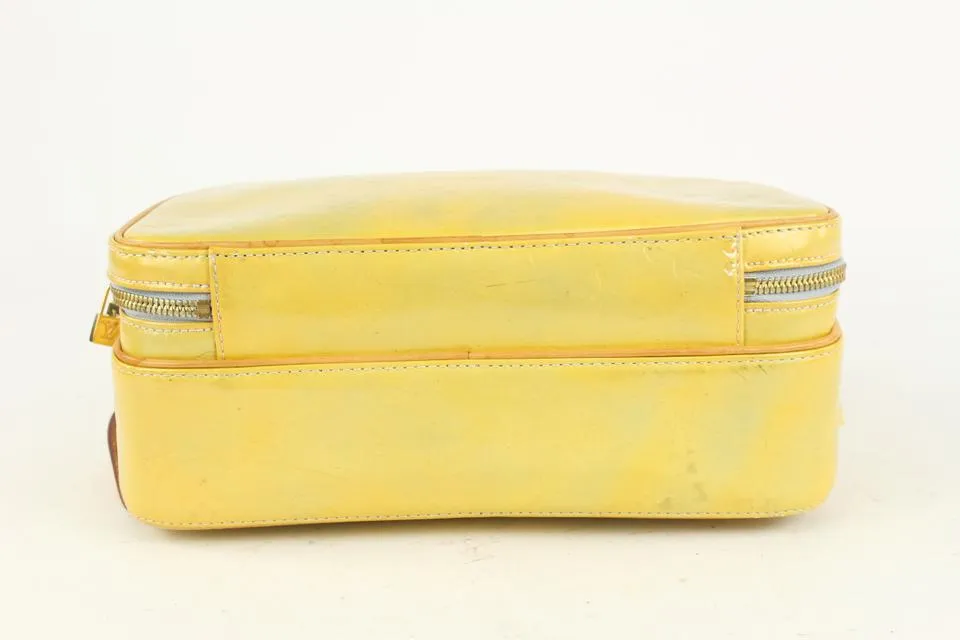 Louis Vuitton Yellow Monogram Vernis Murray Mini Backpack 7lv1018
