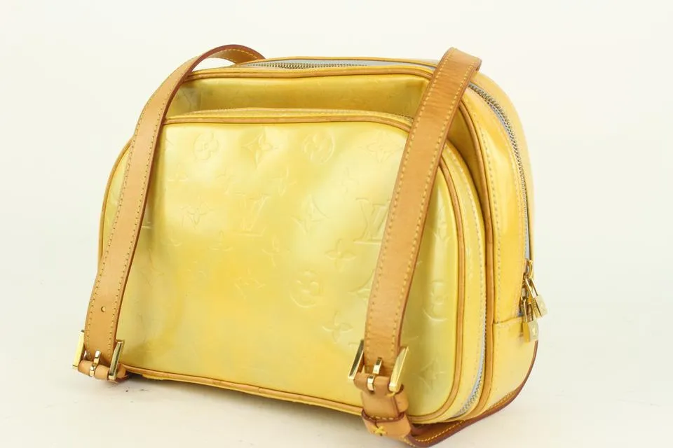 Louis Vuitton Yellow Monogram Vernis Murray Mini Backpack 7lv1018