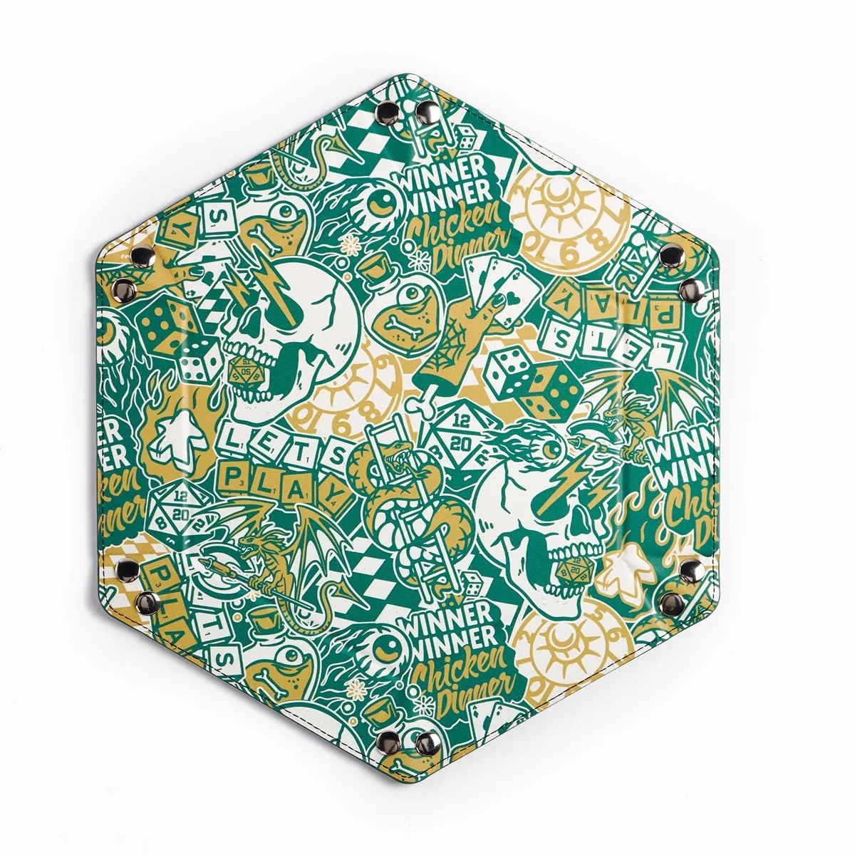 LPG Hex Dice Tray 8" - Artist Series: Cara