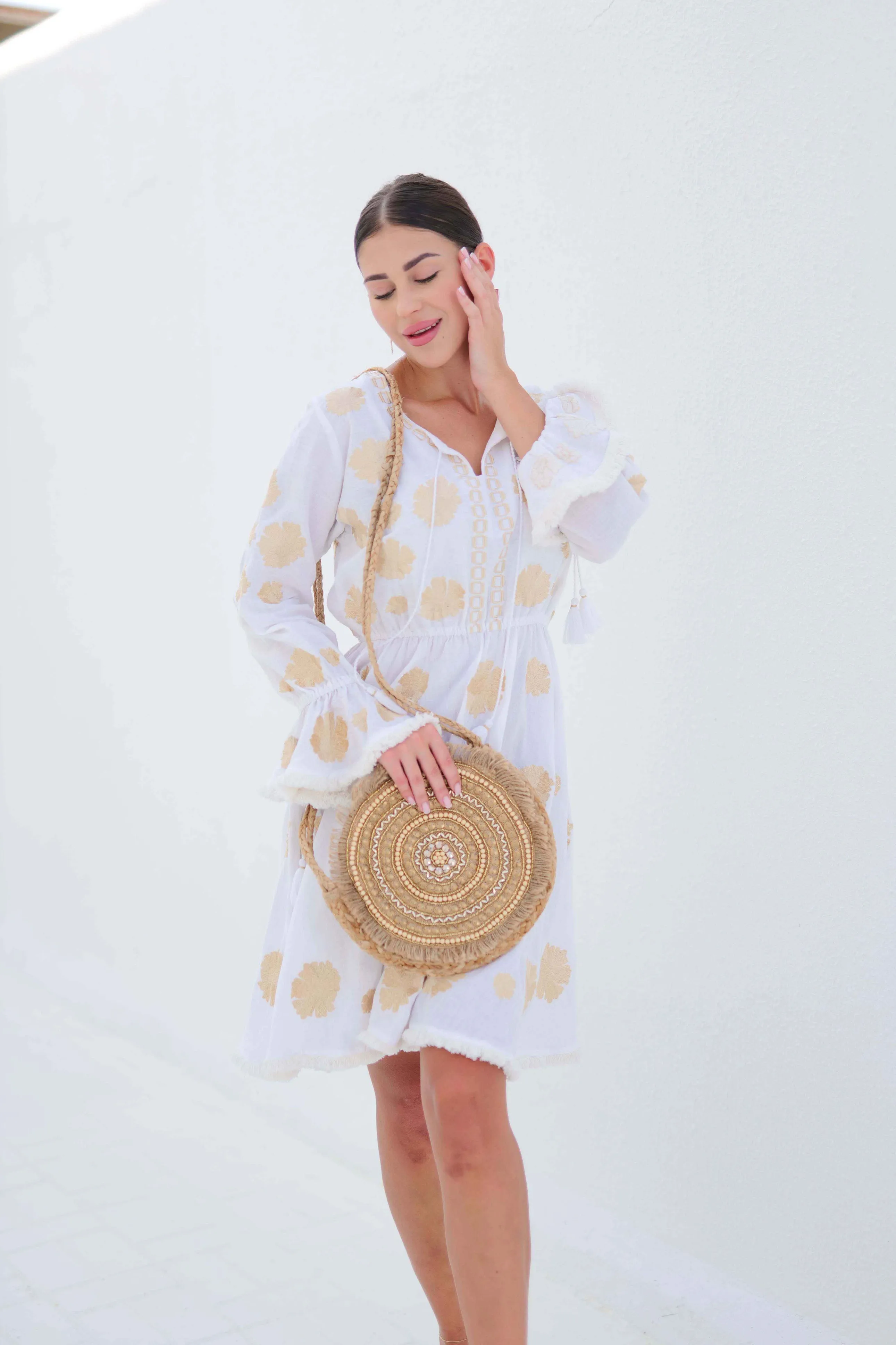 LUNA JUTE CROSSBODY BAG