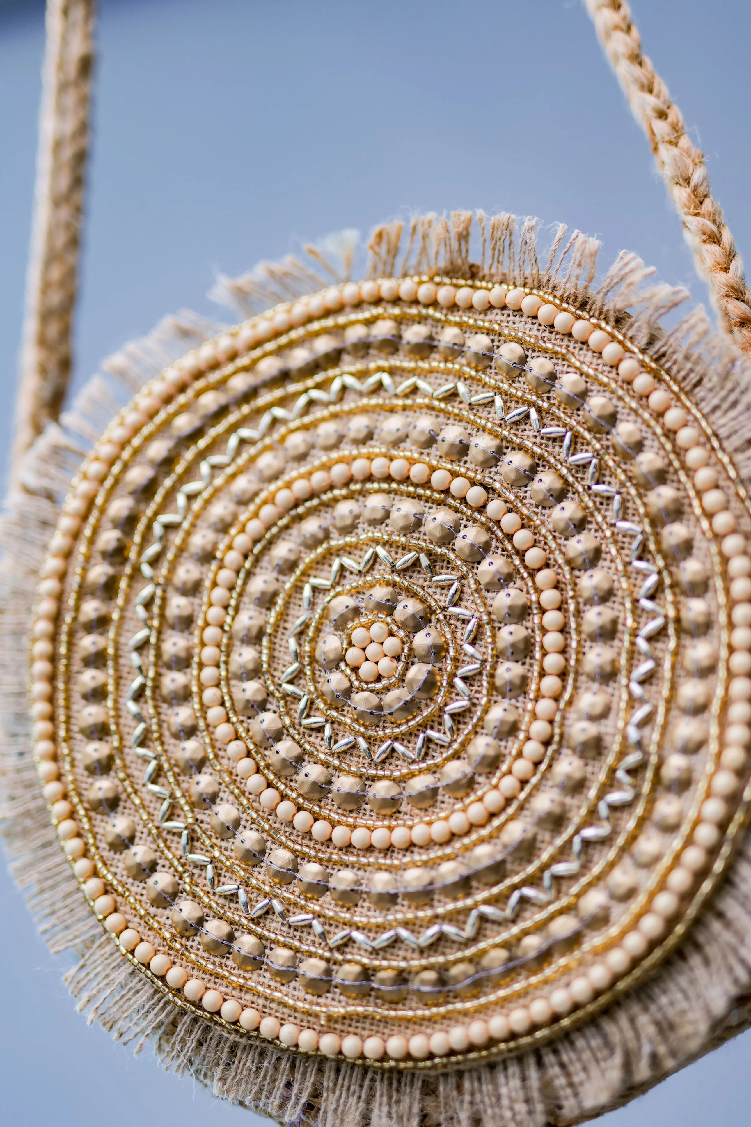 LUNA JUTE CROSSBODY BAG
