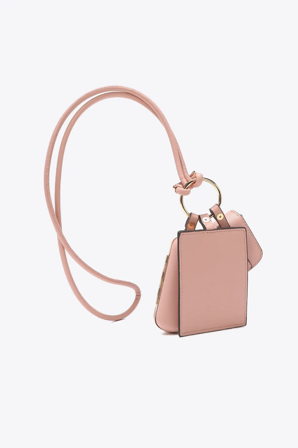 Luxe Essentials 3-Piece Vegan Leather Lanyard Set