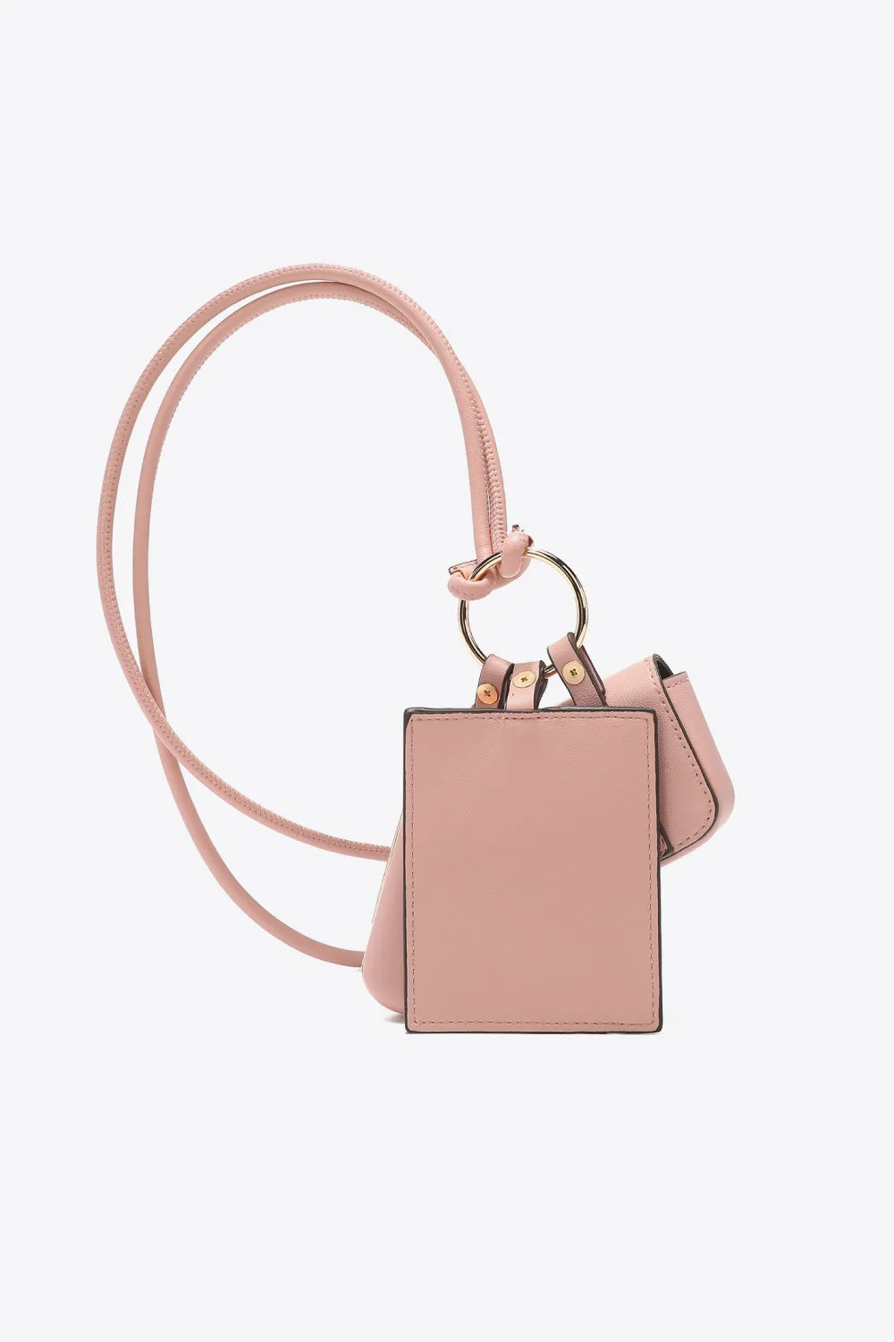 Luxe Essentials 3-Piece Vegan Leather Lanyard Set
