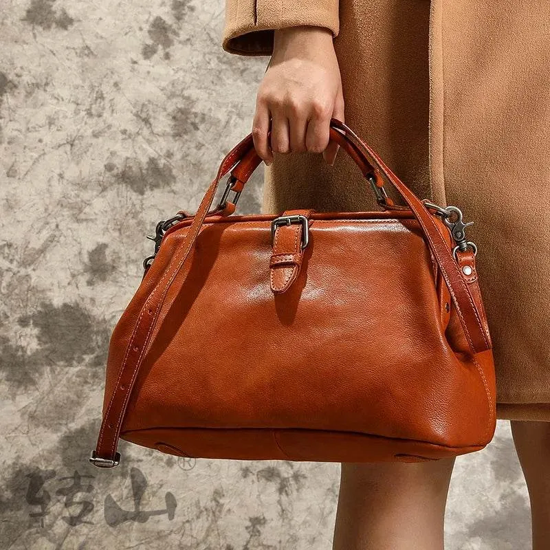 Luxury Genuine Leather Handbag Anti-Theft Shoulder Bag