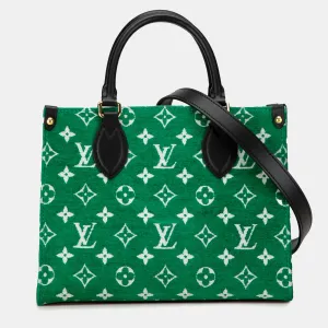LV Match Monogram Jacquard Velvet OnTheGo PM