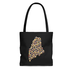 Maine Beer Glasses Tote Bag