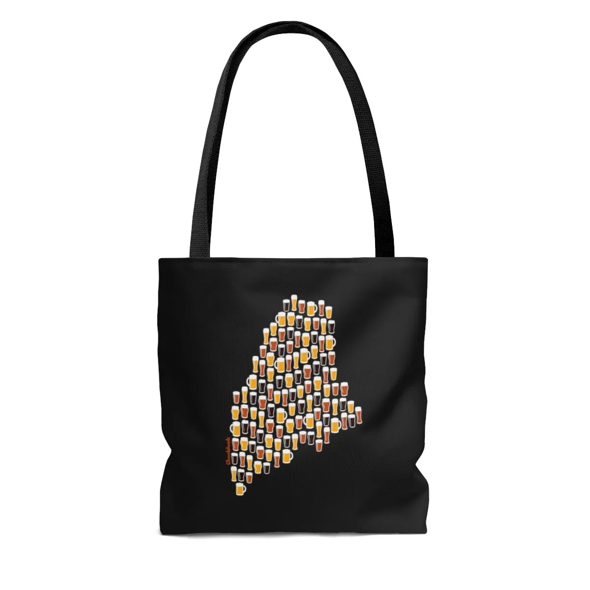 Maine Beer Glasses Tote Bag