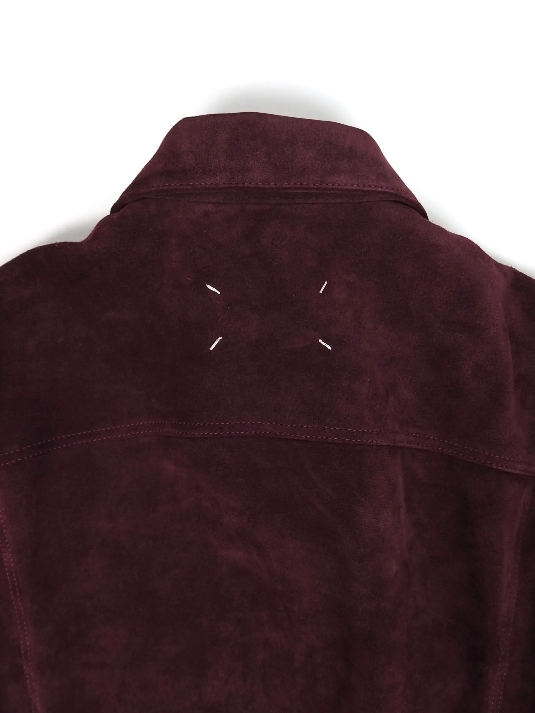 Maison Margiela Oversized Suede Trucker Jacket Size 48