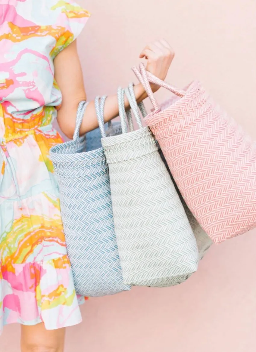MAISY TOTE - PINK by POPPY   SAGE