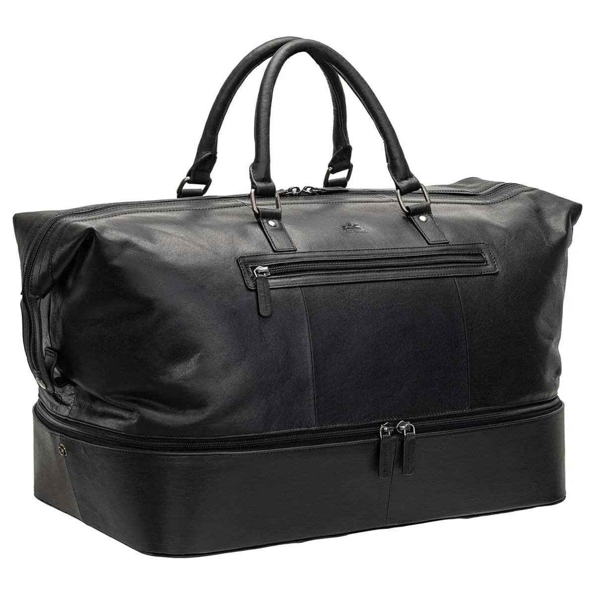 Mancini Buffalo Double Compartment Duffle Bag