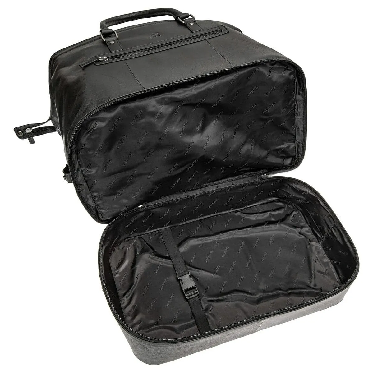 Mancini Buffalo Double Compartment Duffle Bag