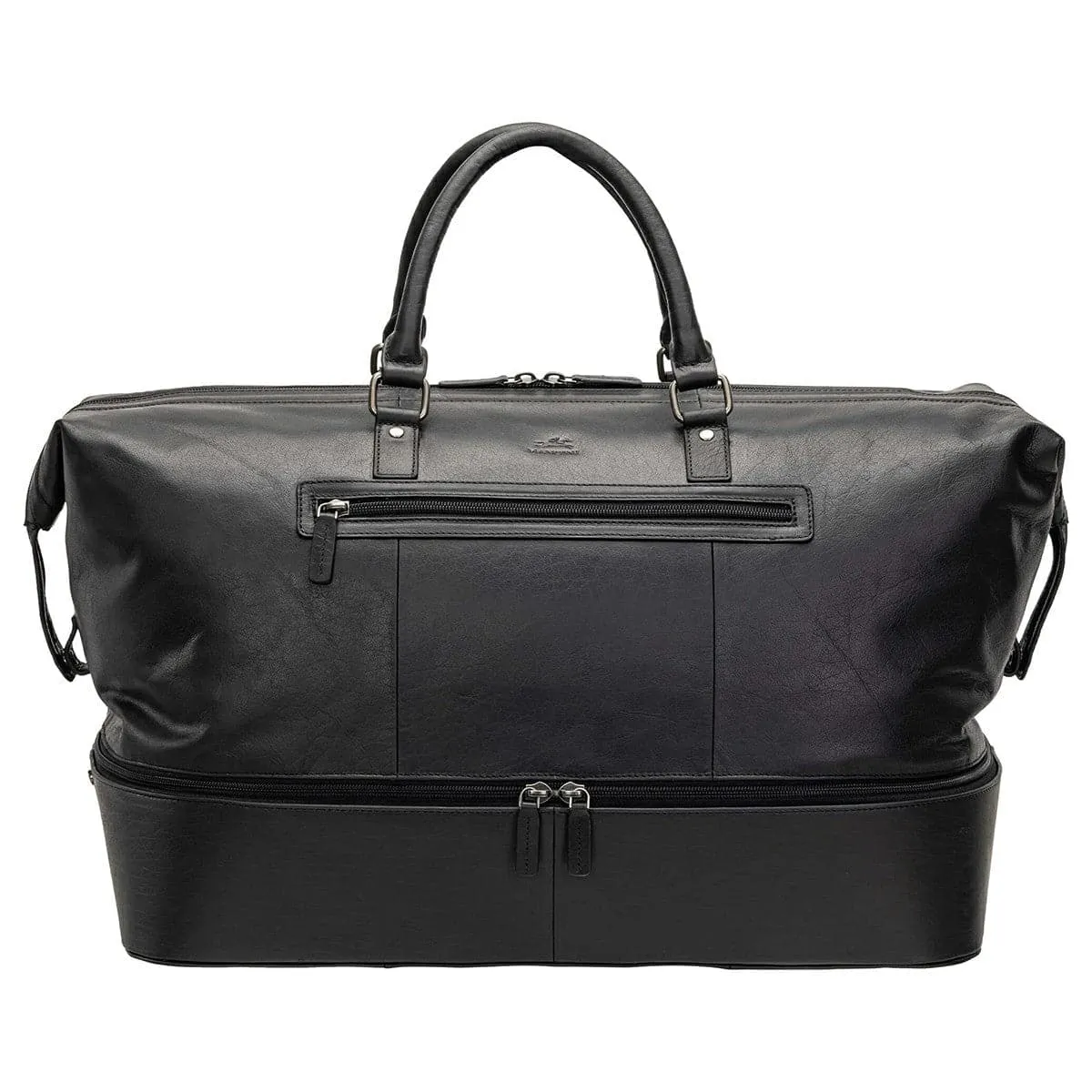 Mancini Buffalo Double Compartment Duffle Bag