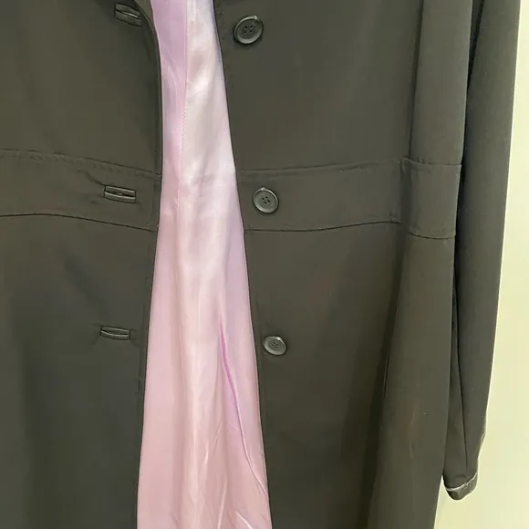 Marc New York Long Black Coat Size Large