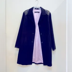 Marc New York Long Black Coat Size Large