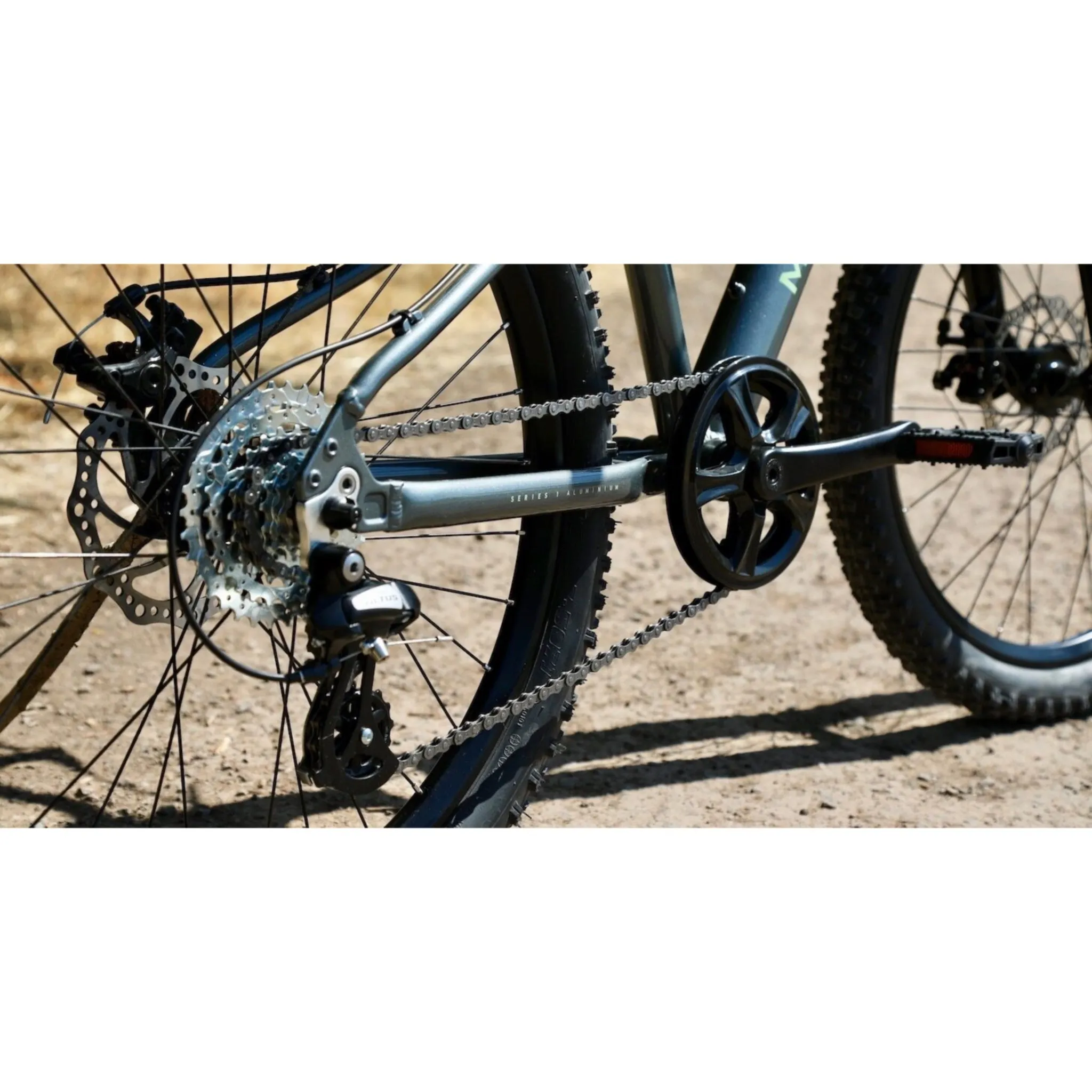 Marin Bayview Trail 24" Kids Mountain Bike Grey/Mint