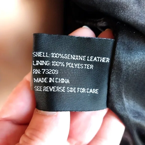 Marvin‎ Richards Leather Jacket, Size M