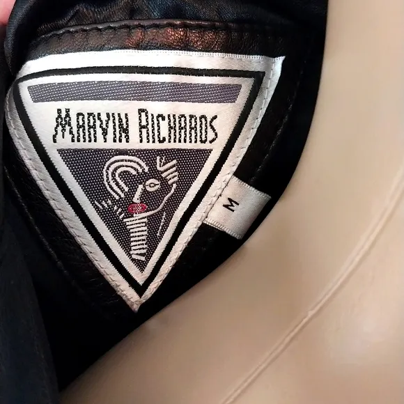 Marvin‎ Richards Leather Jacket, Size M