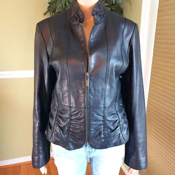 Marvin‎ Richards Leather Jacket, Size M
