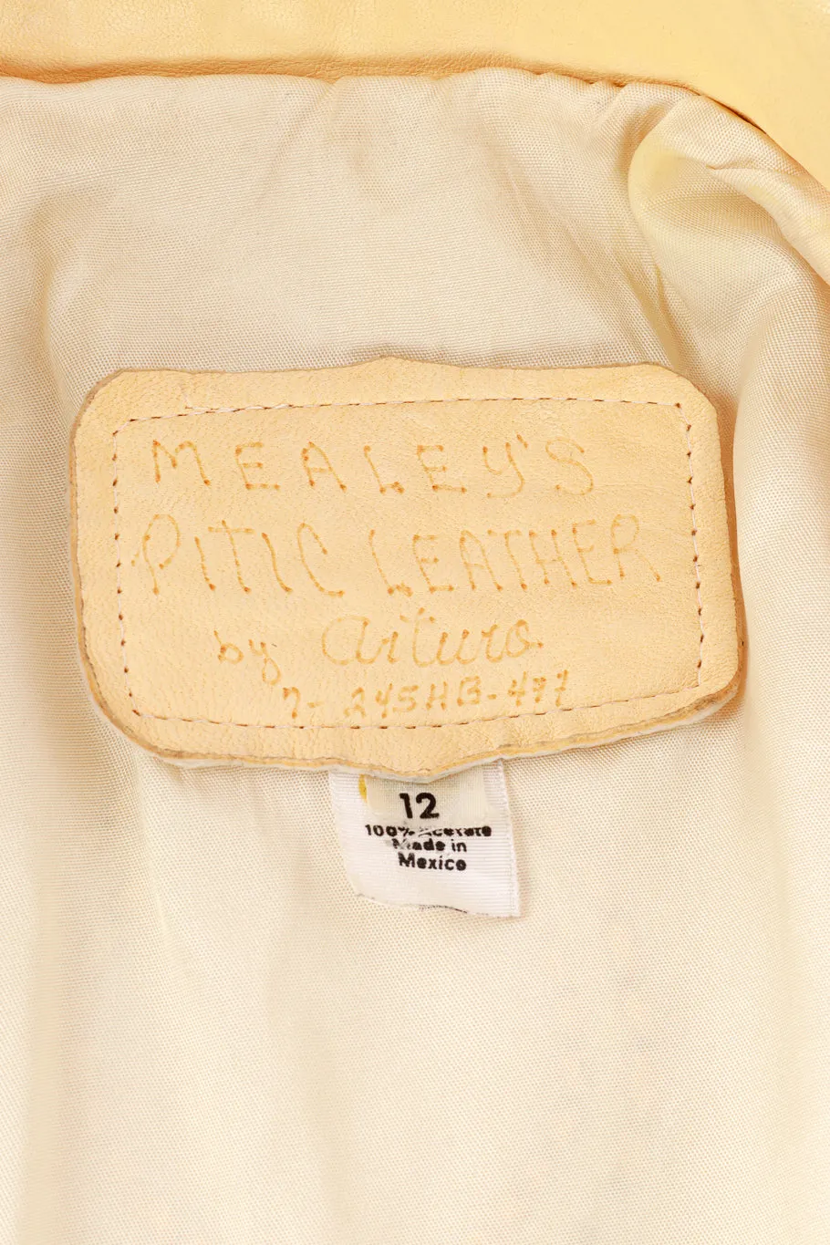 Mealey's Pitic Leather Jacket