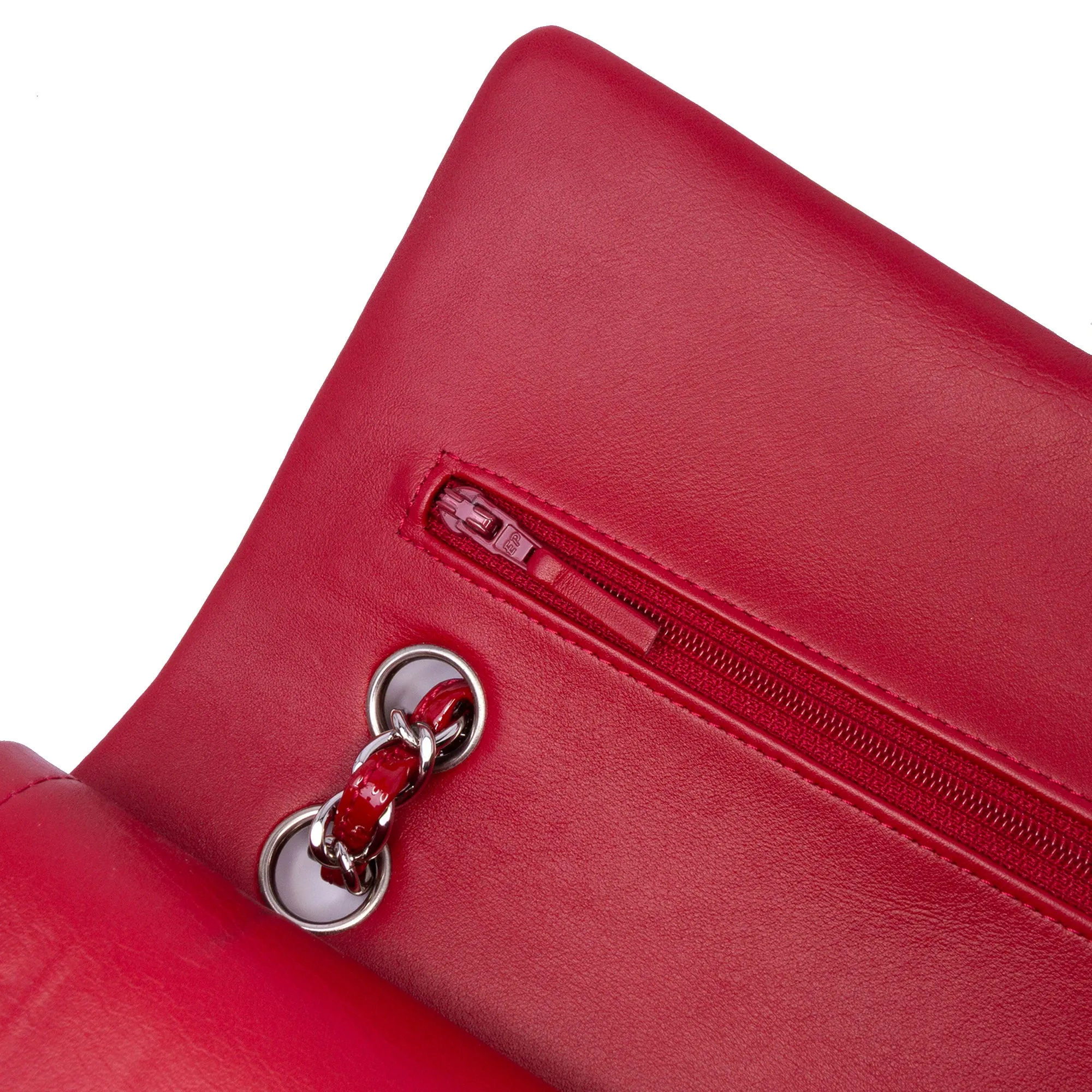 Medium Classic Patent Double Flap