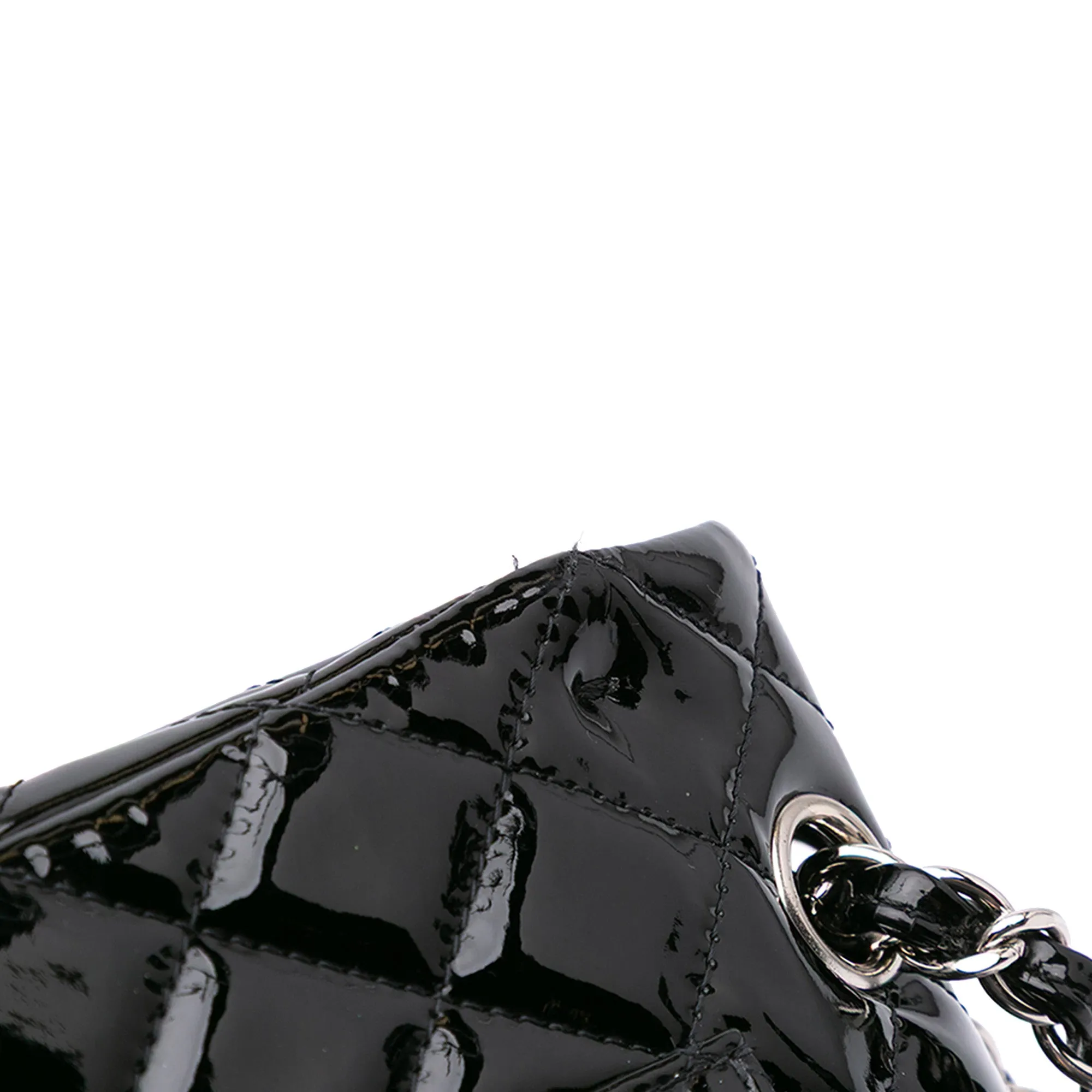 Medium Classic Patent Double Flap