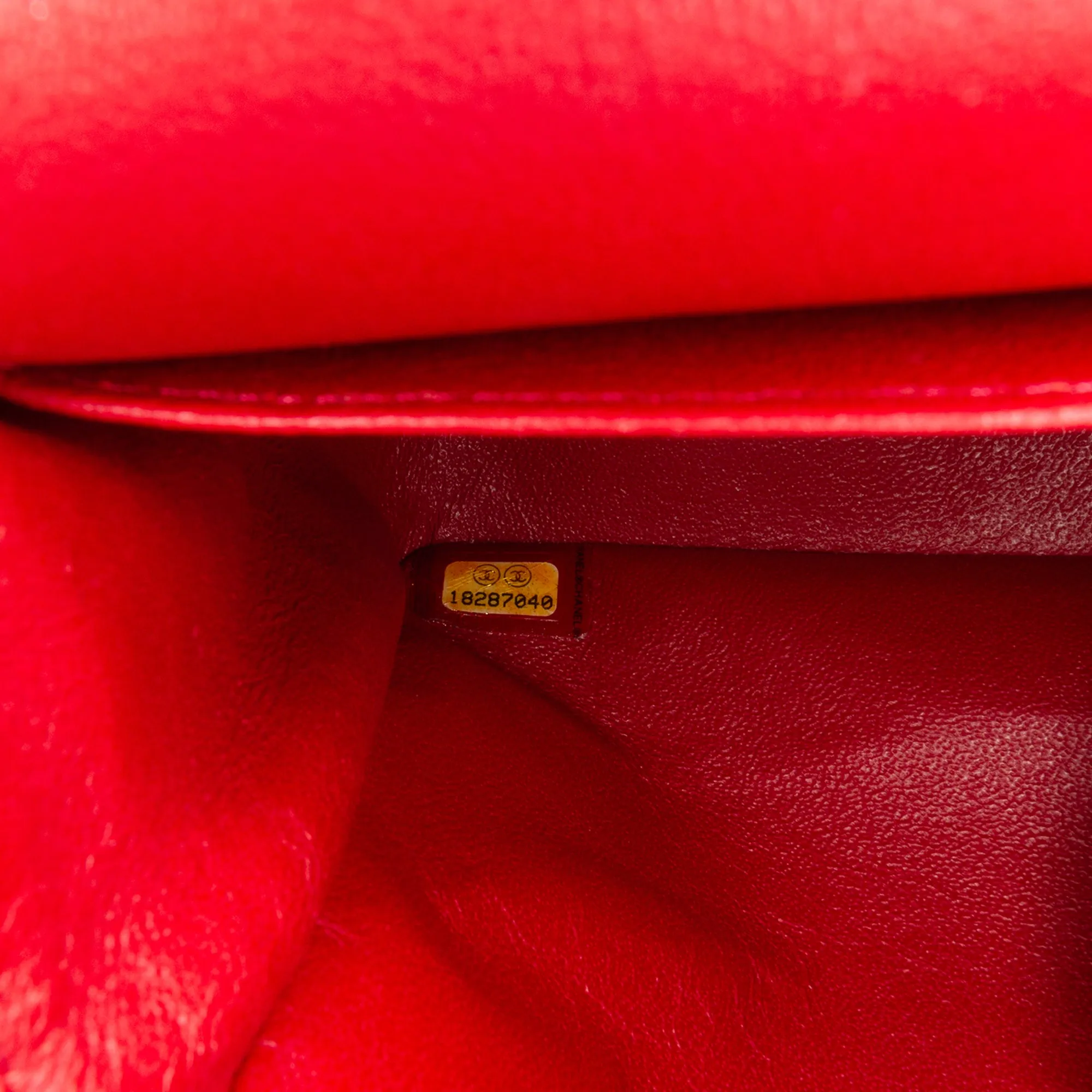 Medium Classic Patent Double Flap