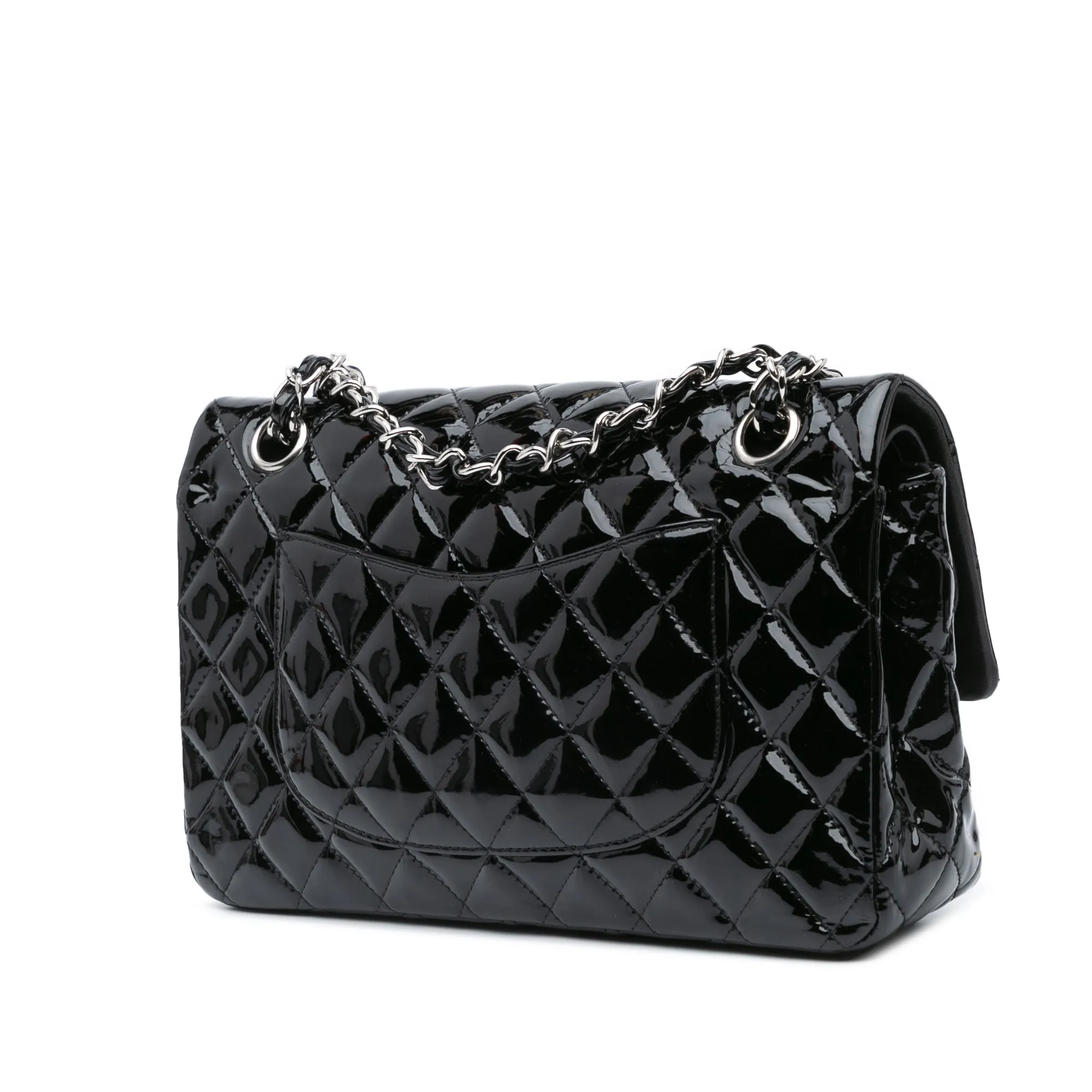 Medium Classic Patent Double Flap