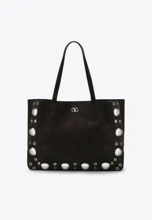 Medium Nellcôte Suede Tote Bag