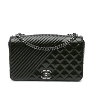 Medium Patent Coco Boy Flap