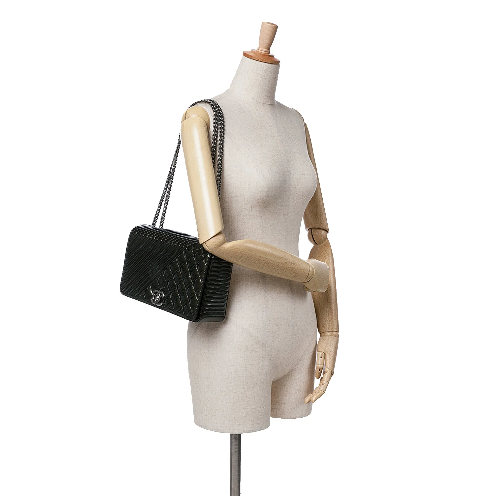 Medium Patent Coco Boy Flap