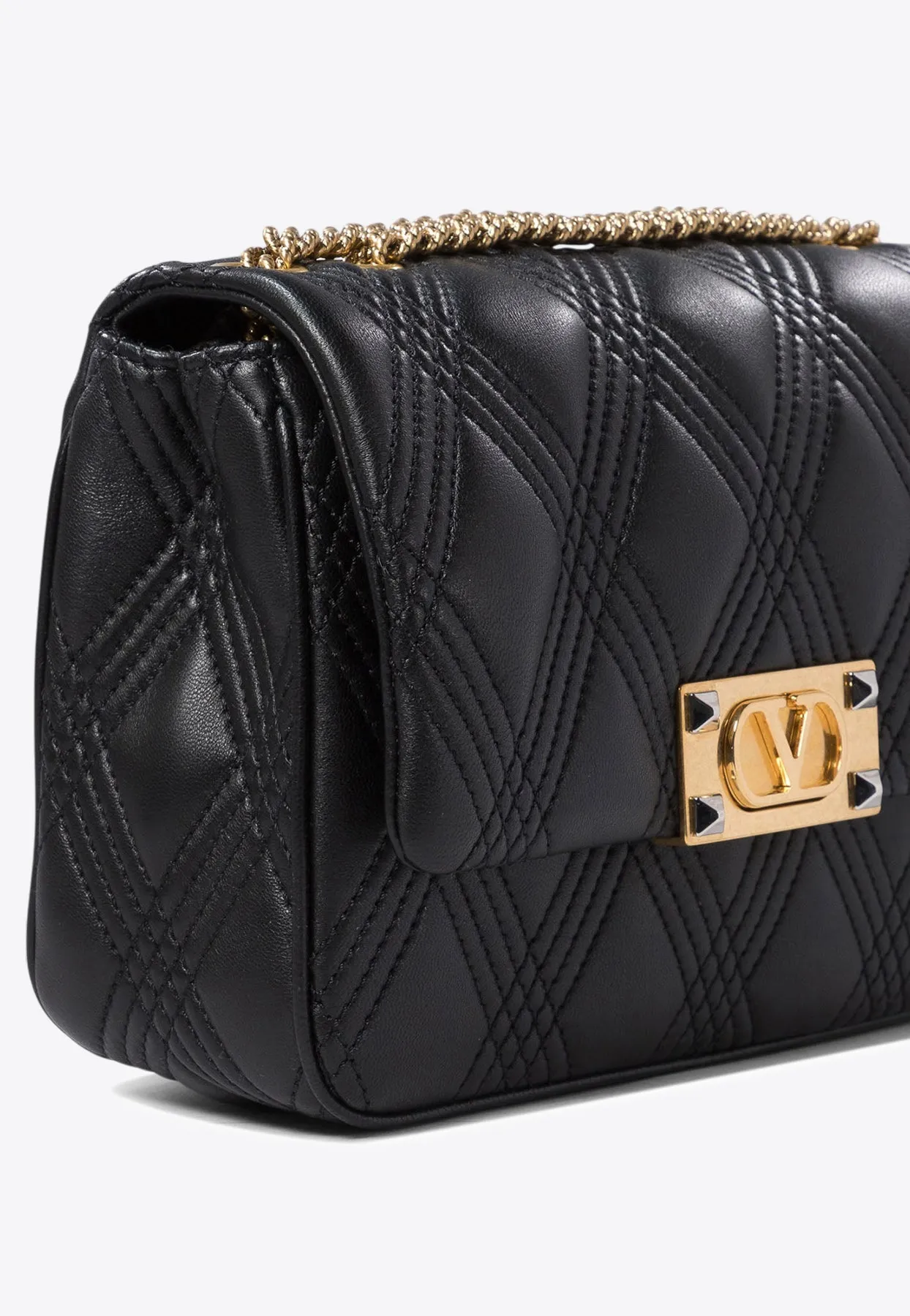 Medium Quiltie 67 Leather Shoulder Bag