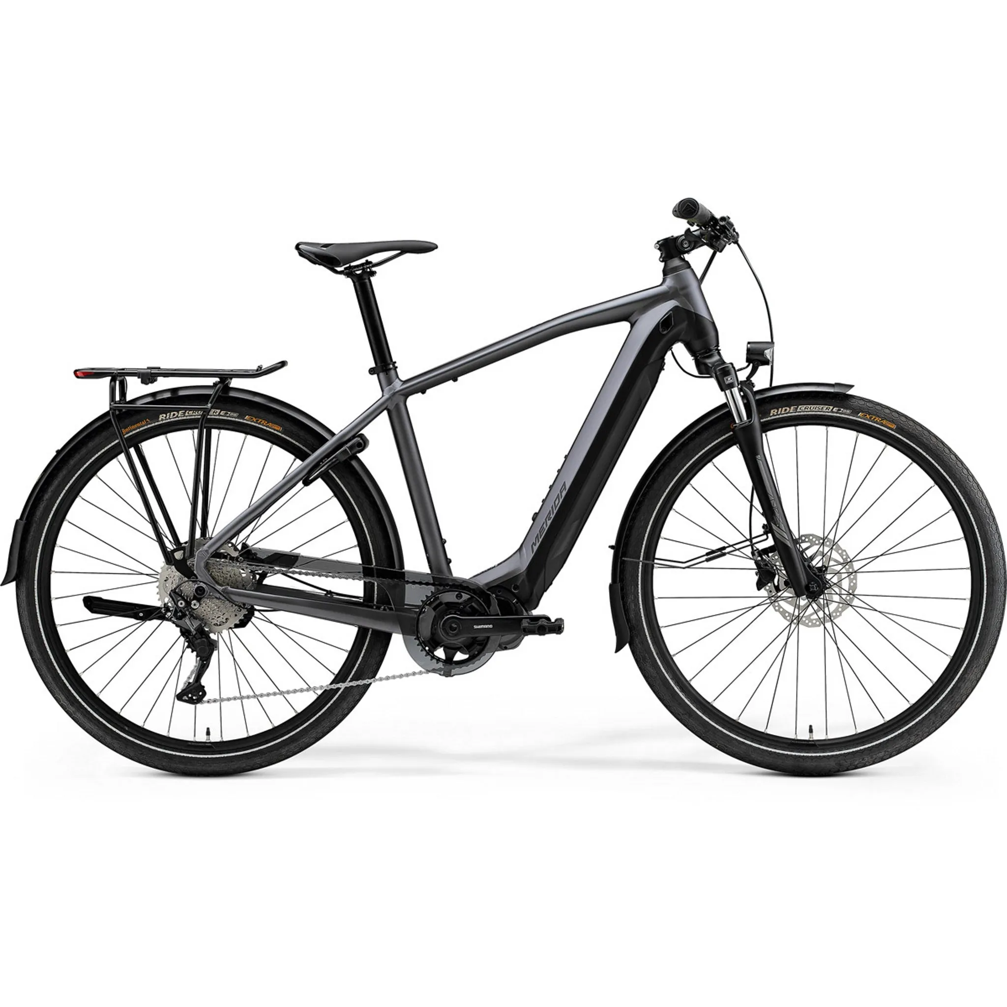 Merida Espresso 500 EQ Electric Bike 630wh Battery Anthracite/Black