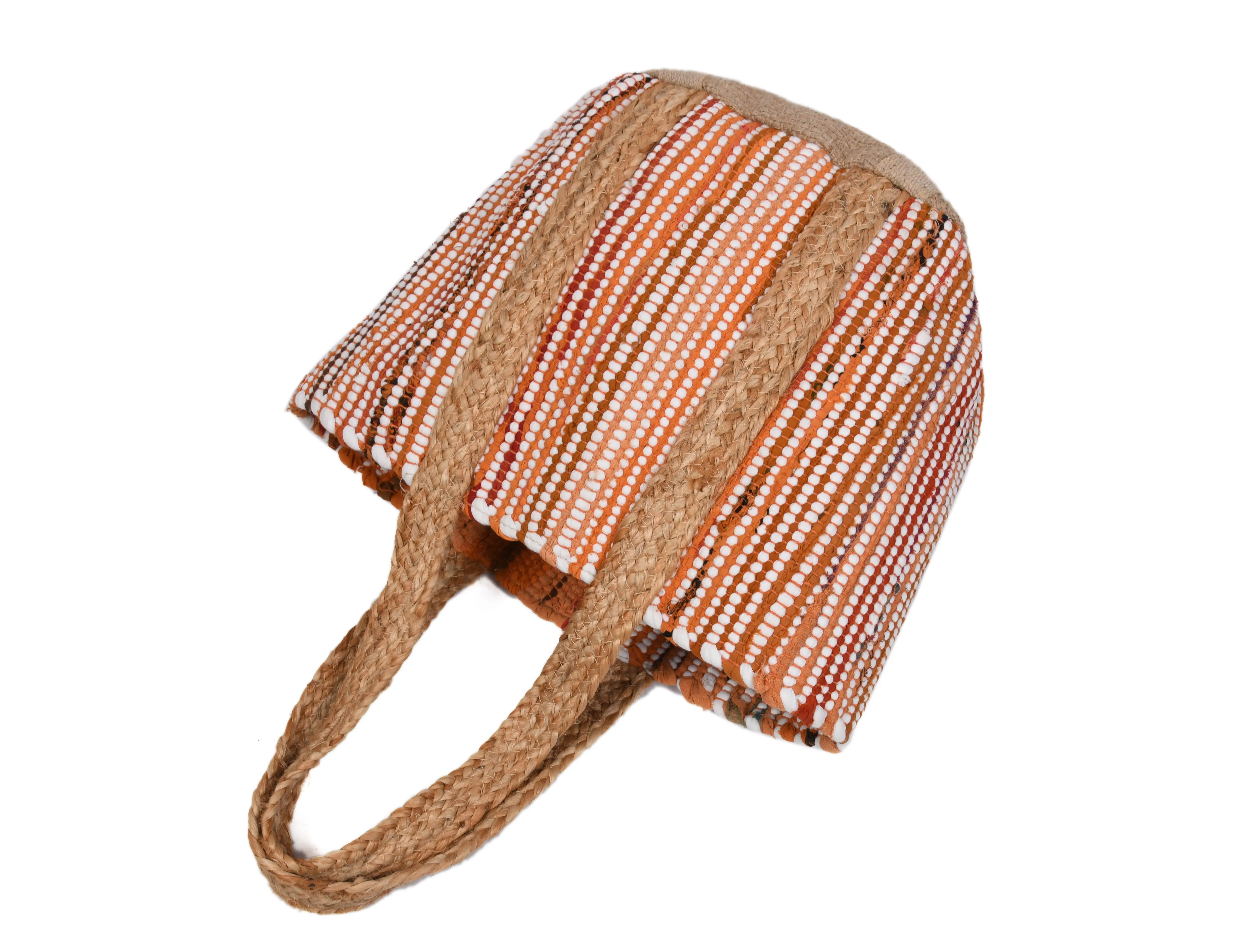 Midnight Waves Jute Tote Bag