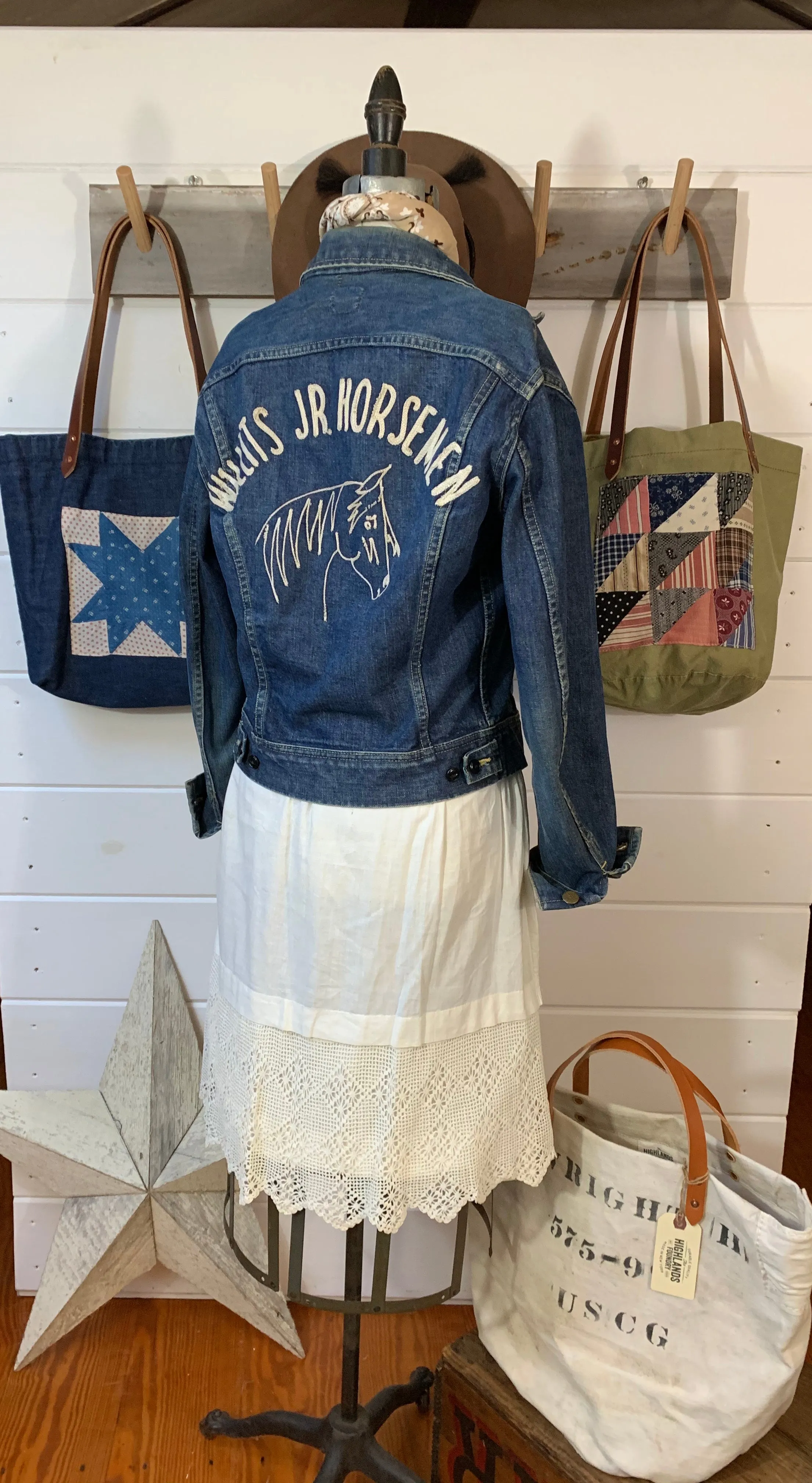 Military Quilt Patch Tote
