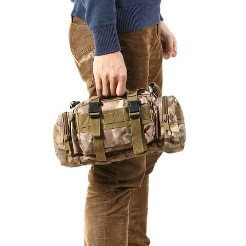 Military Tactical Over The Shoulder Pouch Duffel Bag Style