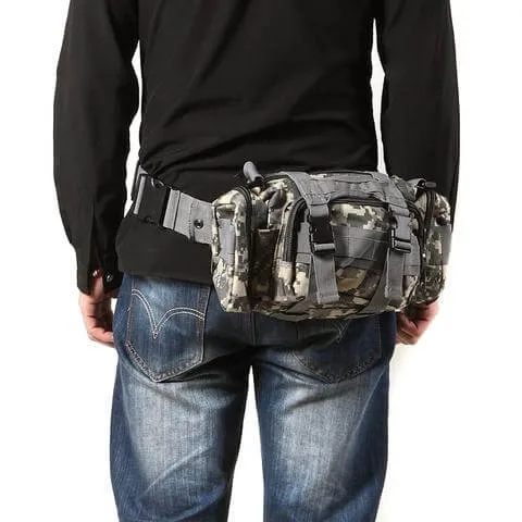 Military Tactical Over The Shoulder Pouch Duffel Bag Style