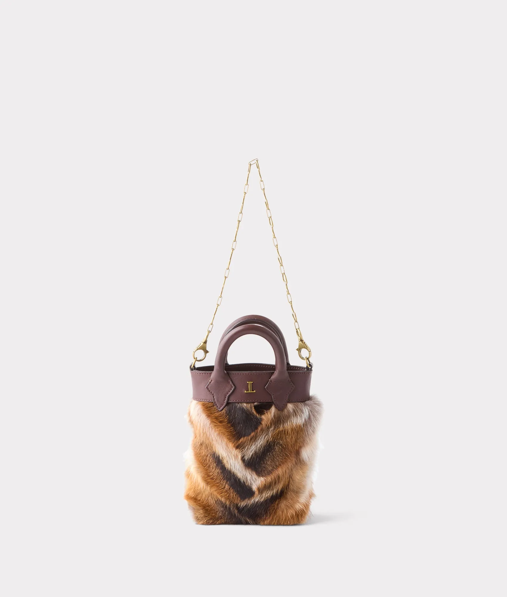Mini Lola Fur Shopper :: Brown