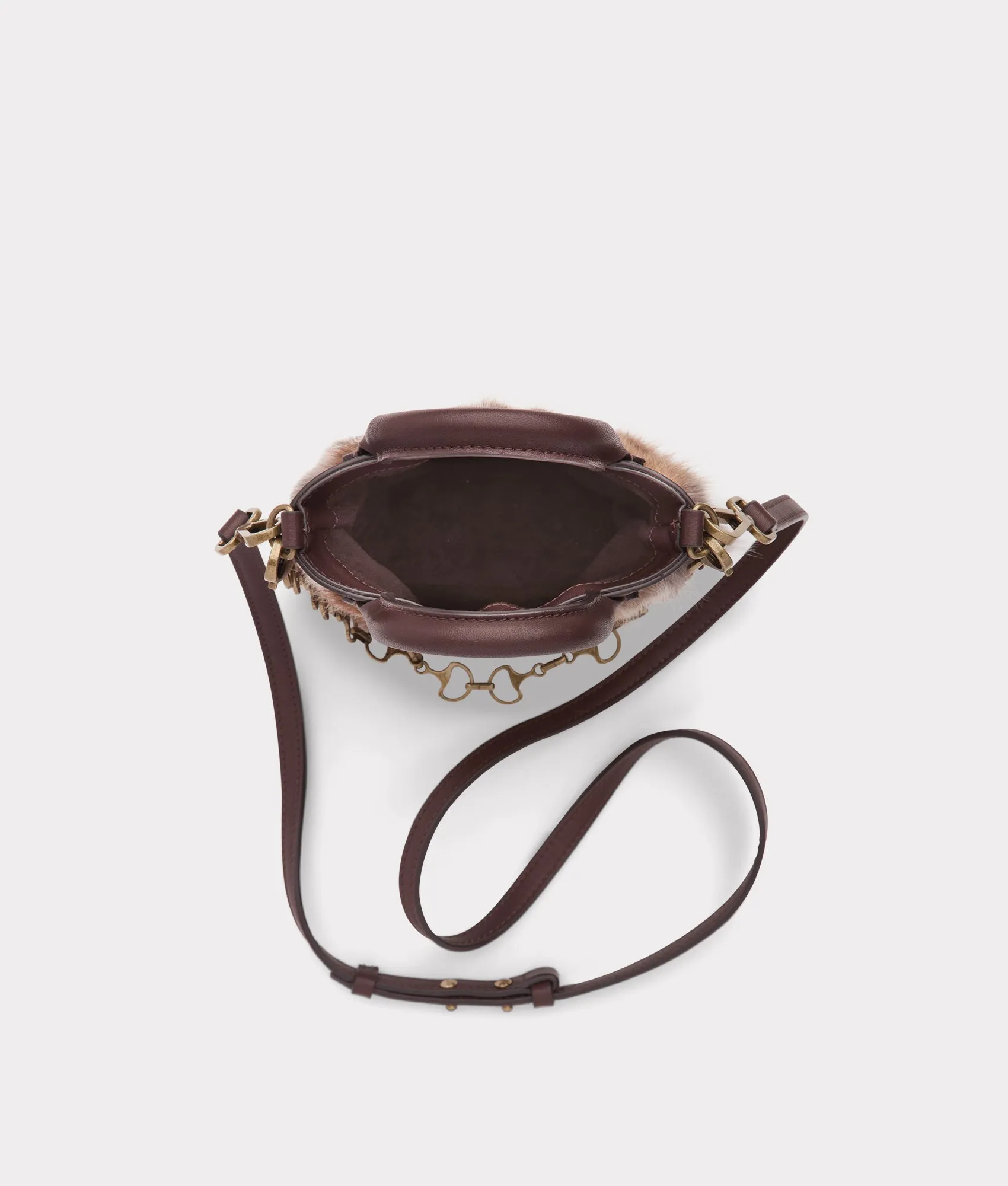 Mini Lola Fur Shopper :: Brown