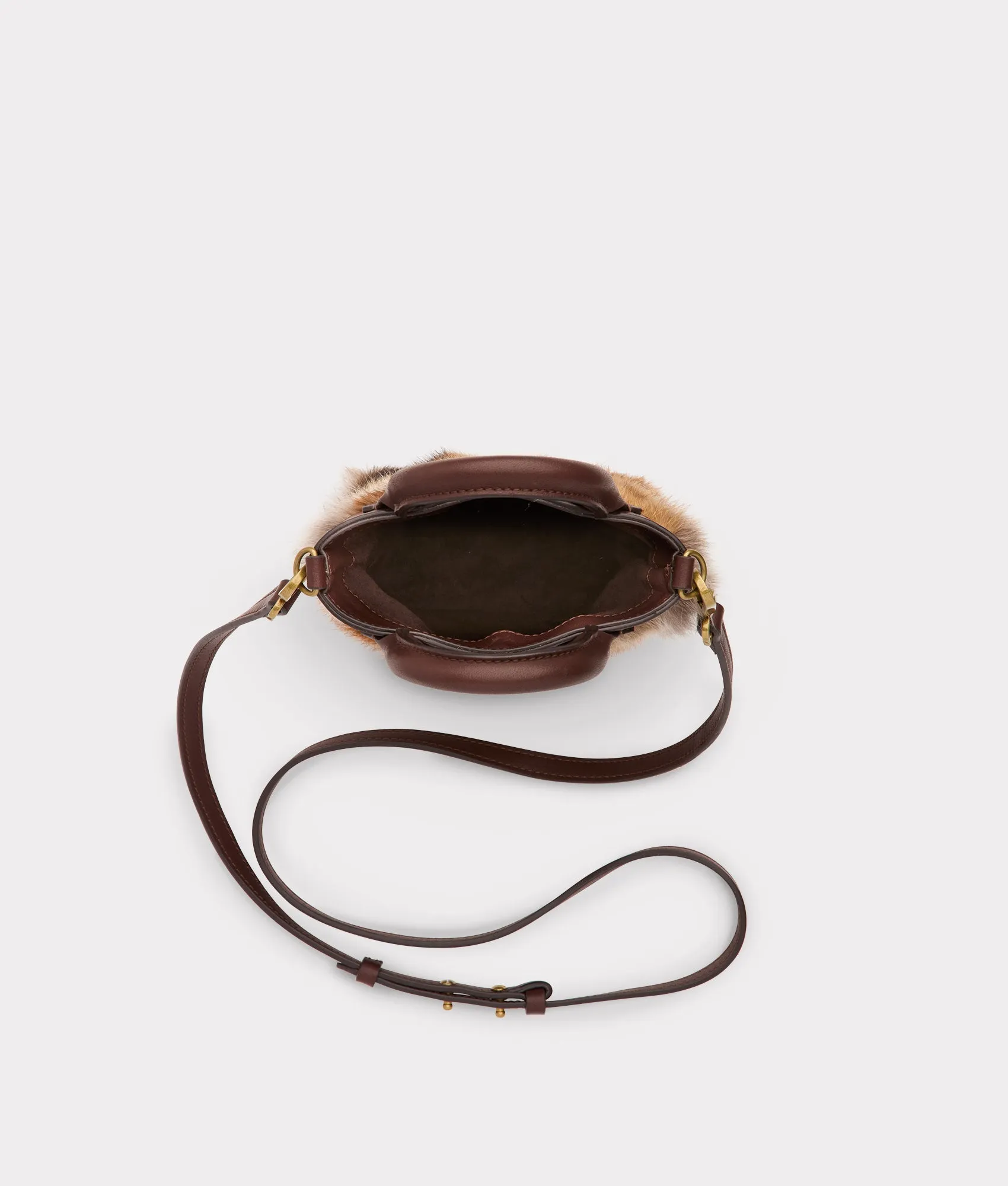 Mini Lola Fur Shopper :: Brown