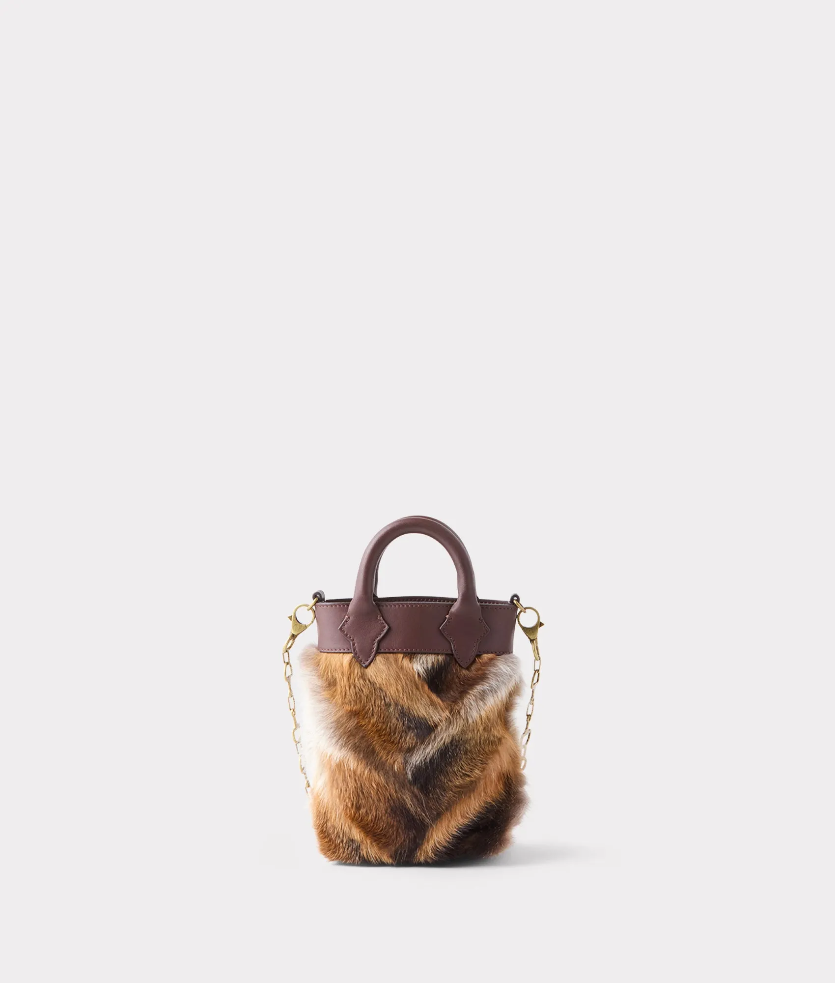 Mini Lola Fur Shopper :: Brown