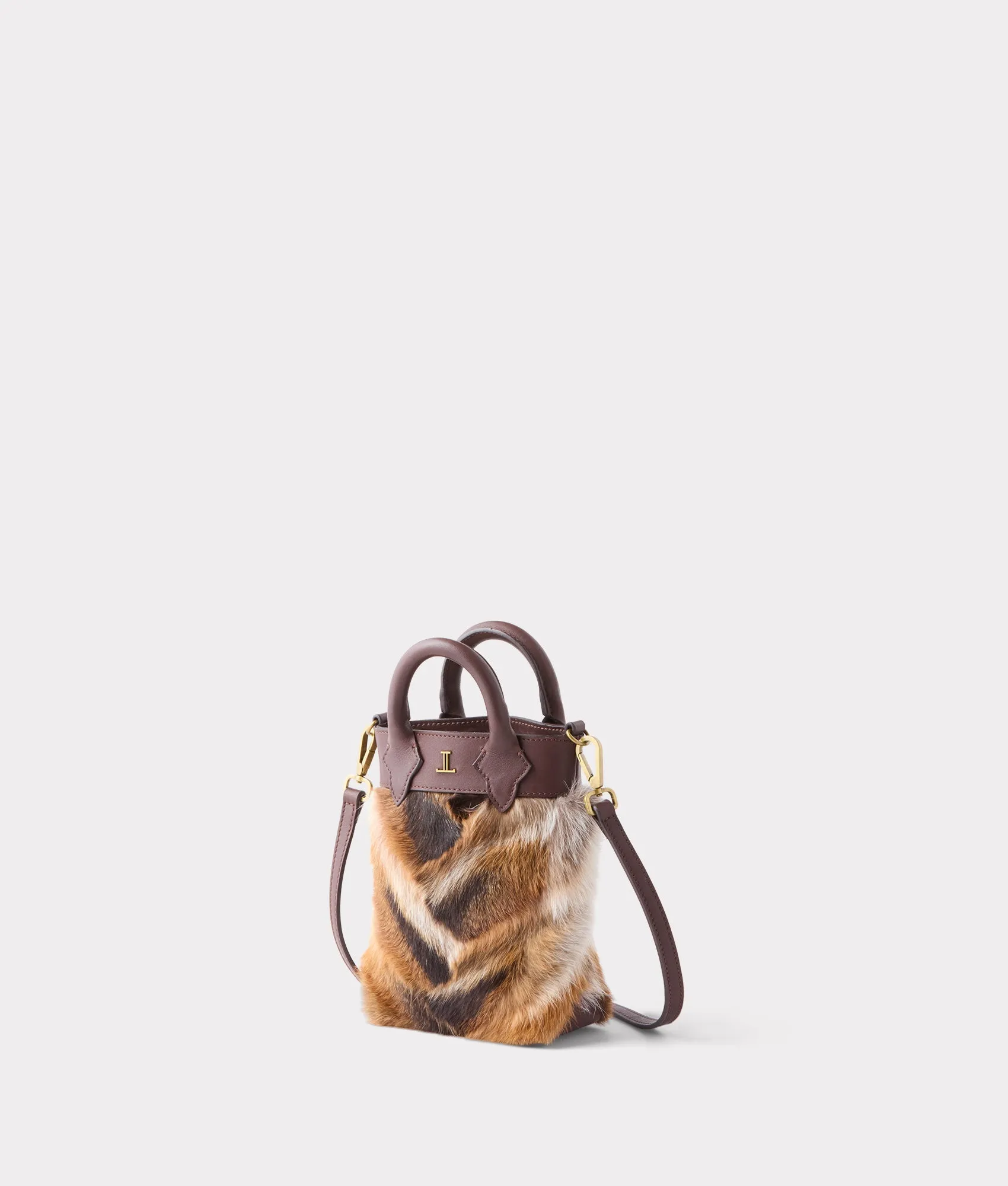 Mini Lola Fur Shopper :: Brown