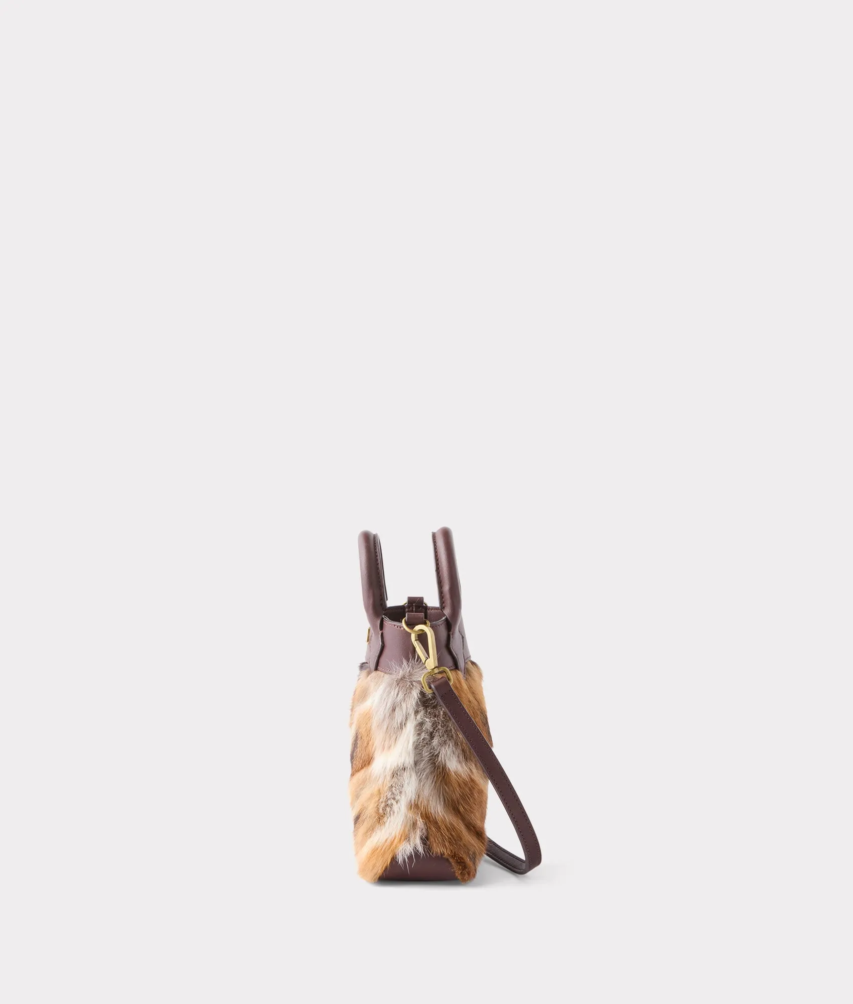 Mini Lola Fur Shopper :: Brown