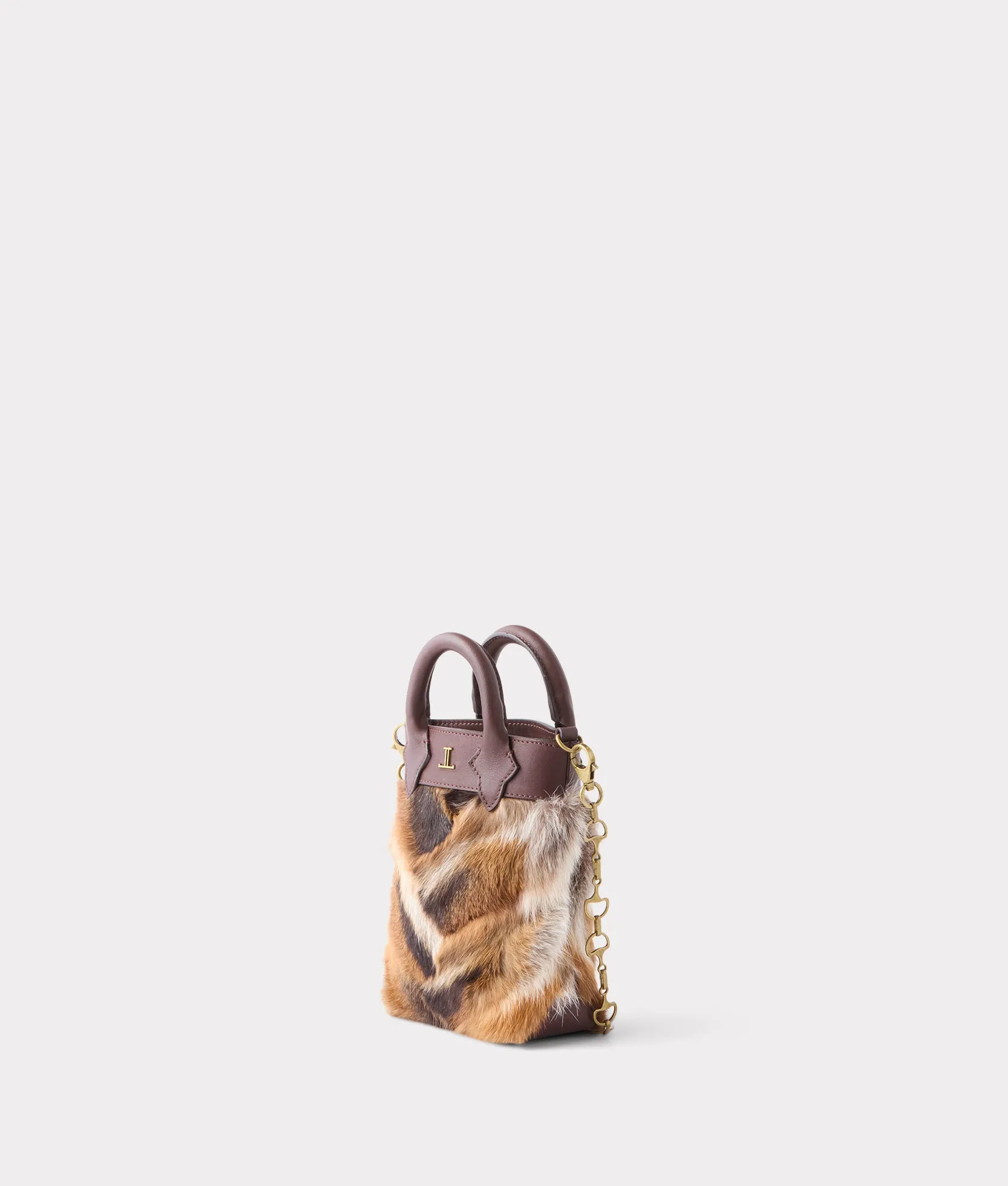 Mini Lola Fur Shopper :: Brown