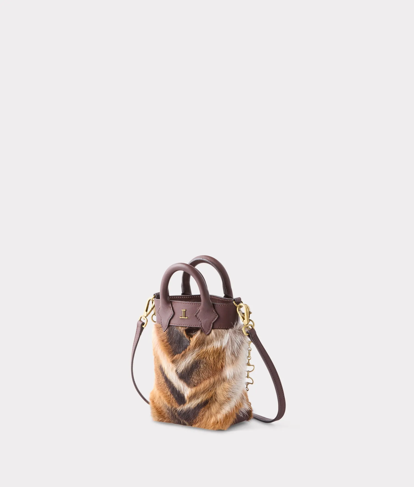 Mini Lola Fur Shopper :: Brown