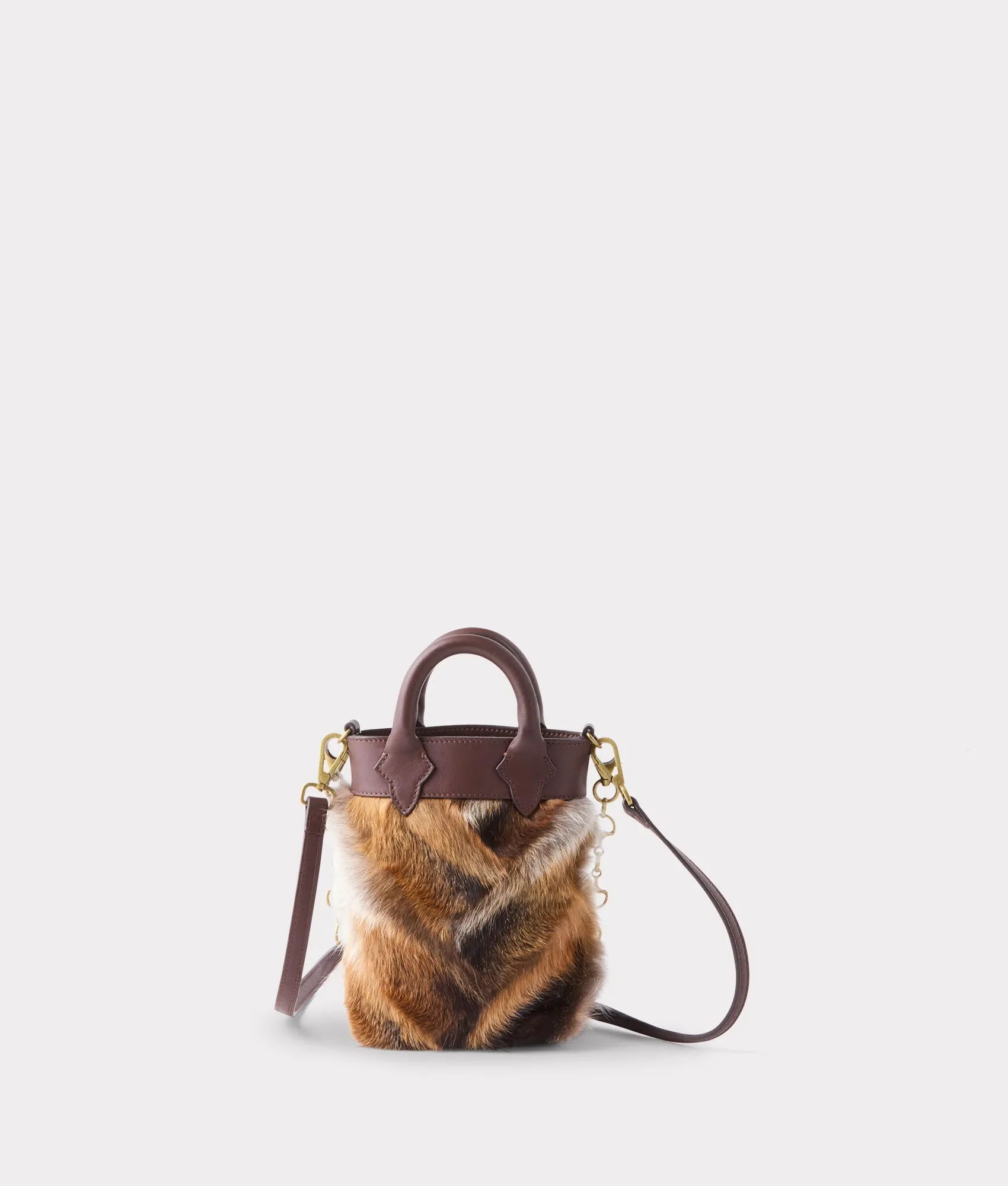 Mini Lola Fur Shopper :: Brown