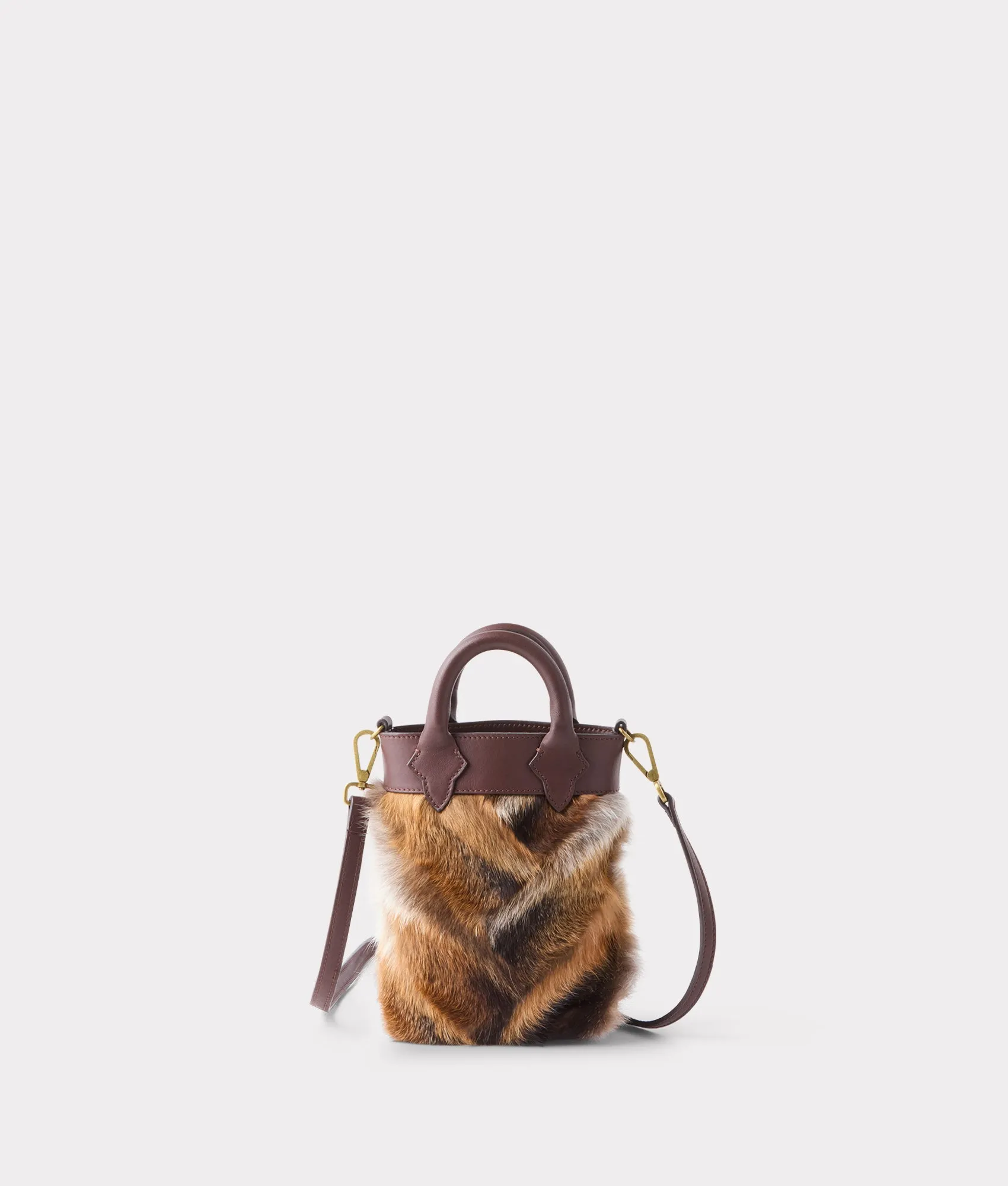 Mini Lola Fur Shopper :: Brown