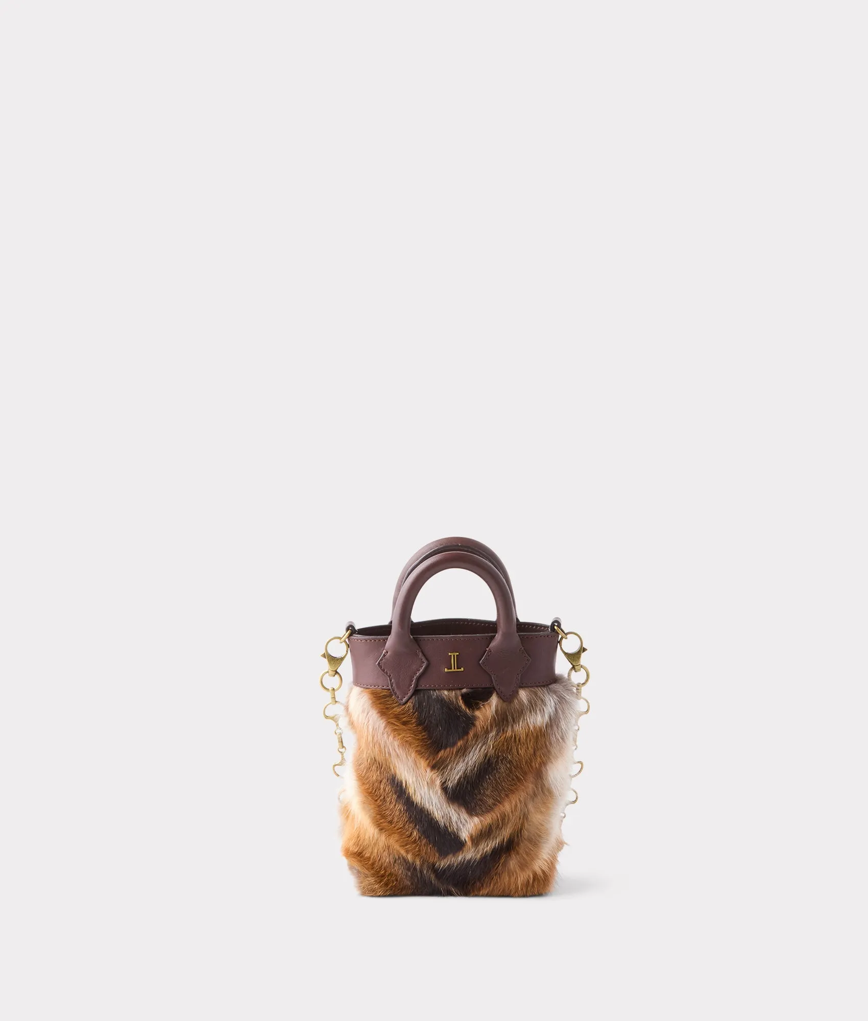 Mini Lola Fur Shopper :: Brown