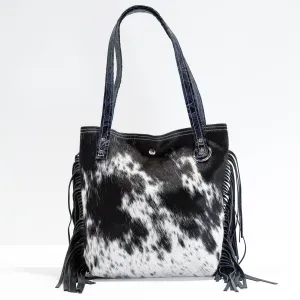 Mini Trisha - Black & White w/ Midnight Caracole