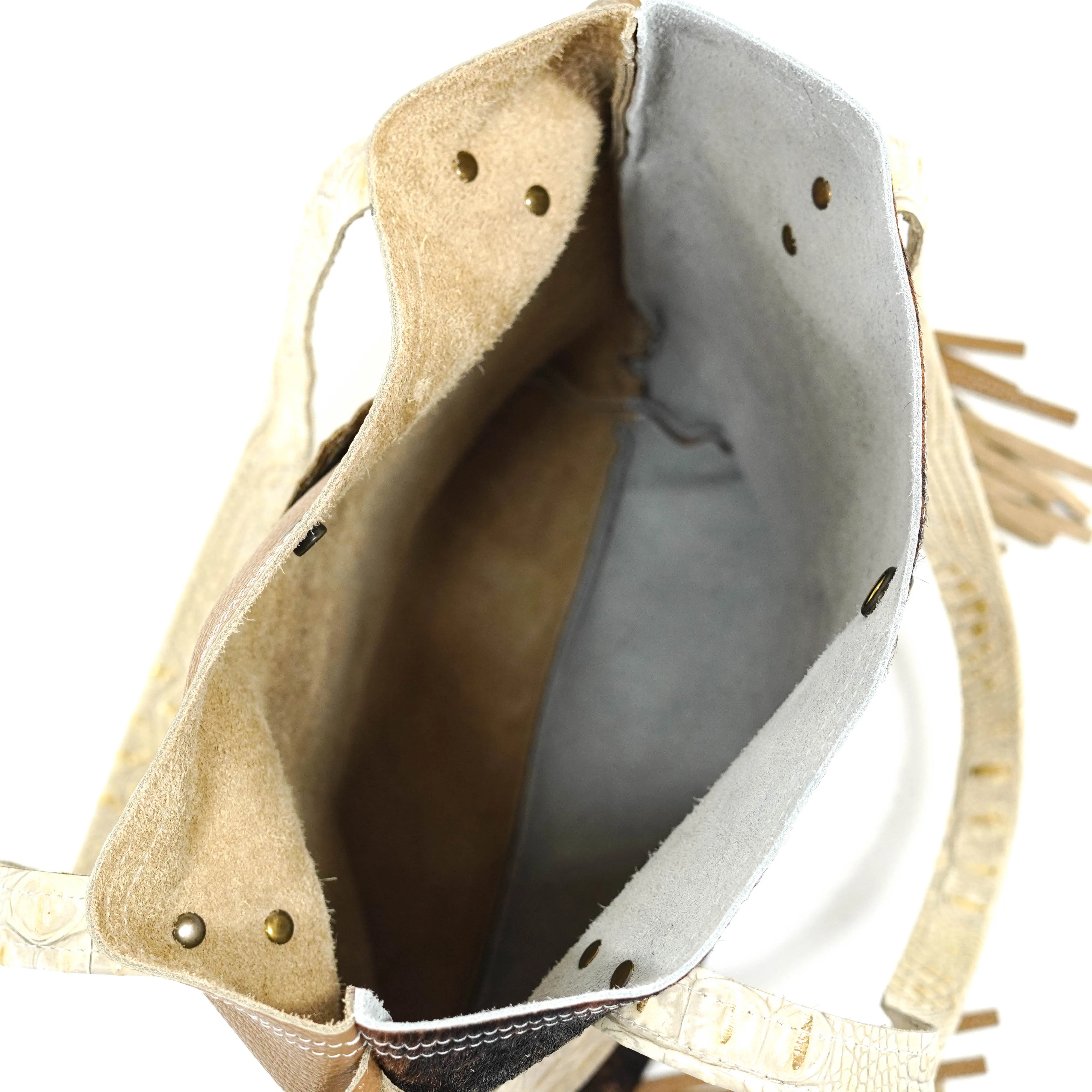 Mini Trisha - Two-Tone Brindle w/ Ivory Croc